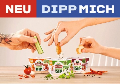 Arla launcht Dips unter der Marke Buko -